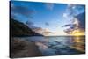 Sunset on the Napali Coast, Kauai, Hawaii,United States of America, Pacific-Michael Runkel-Stretched Canvas