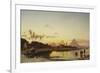 Sunset on the Nile, Cairo-Hermann Corrodi-Framed Giclee Print