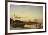 Sunset on the Nile, Cairo-Hermann Corrodi-Framed Giclee Print