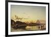 Sunset on the Nile, Cairo-Hermann Corrodi-Framed Giclee Print