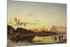 Sunset on the Nile, Cairo-Hermann Corrodi-Mounted Giclee Print