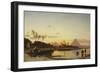 Sunset on the Nile, Cairo-Hermann Corrodi-Framed Giclee Print