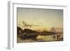 Sunset on the Nile, Cairo-Hermann Corrodi-Framed Giclee Print