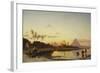 Sunset on the Nile, Cairo-Hermann Corrodi-Framed Giclee Print