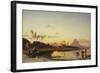 Sunset on the Nile, Cairo-Hermann Corrodi-Framed Giclee Print