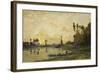 Sunset on the Oise, 1865-Charles-François Daubigny-Framed Giclee Print