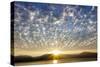 Sunset on the Olympic Mountains and Hood Canal, Washington, USA-Don Paulson-Stretched Canvas