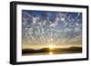 Sunset on the Olympic Mountains and Hood Canal, Washington, USA-Don Paulson-Framed Photographic Print