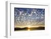 Sunset on the Olympic Mountains and Hood Canal, Washington, USA-Don Paulson-Framed Photographic Print