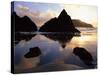 Sunset on the Oregon Coast at Harris Beach State Park, Oregon, USA-Jerry Ginsberg-Stretched Canvas