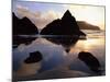 Sunset on the Oregon Coast at Harris Beach State Park, Oregon, USA-Jerry Ginsberg-Mounted Photographic Print