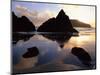 Sunset on the Oregon Coast at Harris Beach State Park, Oregon, USA-Jerry Ginsberg-Mounted Photographic Print