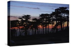 Sunset on the Pacific Coast, San Francisco, California-Anna Miller-Stretched Canvas