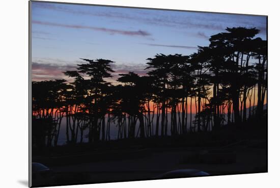 Sunset on the Pacific Coast, San Francisco, California-Anna Miller-Mounted Photographic Print