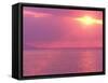 Sunset on the Pacific Ocean, Mexico-Terry Eggers-Framed Stretched Canvas