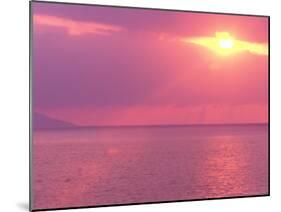 Sunset on the Pacific Ocean, Mexico-Terry Eggers-Mounted Photographic Print
