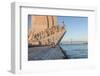 Sunset on the Padrao Dos Descobrimentos (Monument to the Discoveries) by the Tagus River, Belem-Roberto Moiola-Framed Photographic Print