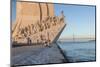 Sunset on the Padrao Dos Descobrimentos (Monument to the Discoveries) by the Tagus River, Belem-Roberto Moiola-Mounted Photographic Print