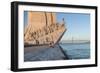 Sunset on the Padrao Dos Descobrimentos (Monument to the Discoveries) by the Tagus River, Belem-Roberto Moiola-Framed Photographic Print