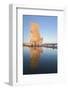 Sunset on the Padrao Dos Descobrimentos (Monument to the Discoveries) Reflected in Tagus River-Roberto Moiola-Framed Photographic Print