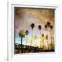 Sunset on the Pier A-GI ArtLab-Framed Giclee Print