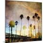 Sunset on the Pier A-GI ArtLab-Mounted Premium Giclee Print