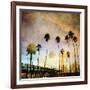 Sunset on the Pier A-GI ArtLab-Framed Giclee Print