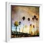 Sunset on the Pier A-GI ArtLab-Framed Giclee Print