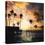 Sunset on the Pier B-GI ArtLab-Stretched Canvas