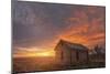 Sunset on the Prairie-Darren White Photography-Mounted Giclee Print