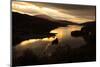 Sunset on the Queen's Way around Pitlochry, Scotland, UK-pink candy-Mounted Photographic Print
