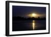 Sunset on the River Nile, Egypt-null-Framed Premium Photographic Print