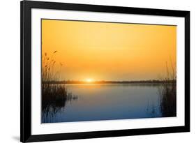 Sunset on the River-nadiya_sergey-Framed Photographic Print