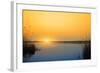 Sunset on the River-nadiya_sergey-Framed Photographic Print