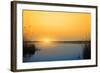 Sunset on the River-nadiya_sergey-Framed Photographic Print