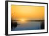 Sunset on the River-nadiya_sergey-Framed Photographic Print