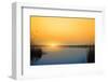 Sunset on the River-nadiya_sergey-Framed Photographic Print