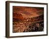 Sunset on the Ruins of the Coliseum, Rome, Italy-Bill Bachmann-Framed Premium Photographic Print