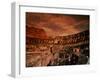 Sunset on the Ruins of the Coliseum, Rome, Italy-Bill Bachmann-Framed Premium Photographic Print