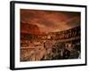 Sunset on the Ruins of the Coliseum, Rome, Italy-Bill Bachmann-Framed Photographic Print