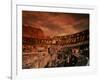 Sunset on the Ruins of the Coliseum, Rome, Italy-Bill Bachmann-Framed Photographic Print