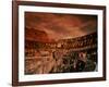 Sunset on the Ruins of the Coliseum, Rome, Italy-Bill Bachmann-Framed Photographic Print