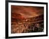 Sunset on the Ruins of the Coliseum, Rome, Italy-Bill Bachmann-Framed Photographic Print