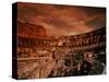 Sunset on the Ruins of the Coliseum, Rome, Italy-Bill Bachmann-Stretched Canvas