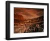 Sunset on the Ruins of the Coliseum, Rome, Italy-Bill Bachmann-Framed Photographic Print