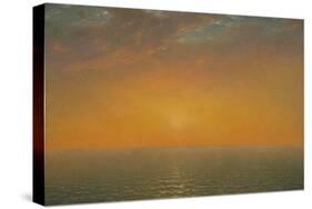 Sunset on the Sea, 1872-John Frederick Kensett-Stretched Canvas