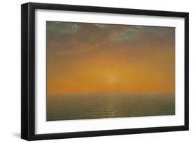 Sunset on the Sea, 1872-John Frederick Kensett-Framed Giclee Print