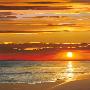 Sunset on the Sea-Dan Werner-Stretched Canvas