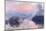 Sunset on the Seine at Lavacourt, Winter Effect-Claude Monet-Mounted Giclee Print