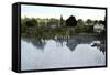 Sunset on the Thames, Caversham, Berkshire, 20th Century-null-Framed Stretched Canvas